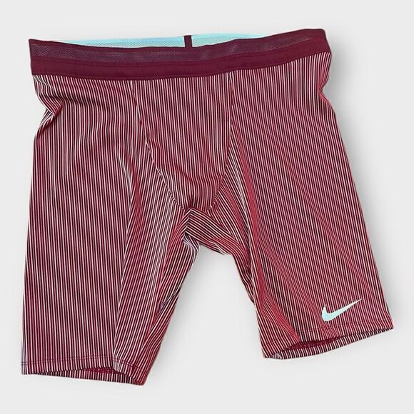 Nike Pro Elite Red Track & Field 1/2 Tights MADE IN USA Mens size XXL AO8152-611 - Picture 1 of 10